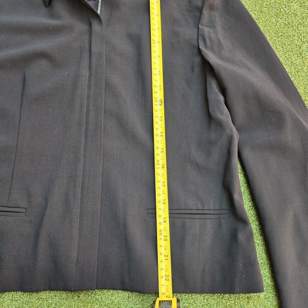 Lauren Ralph Lauren Women Zip Front Blazer Jacket Black - Picture 8 of 12